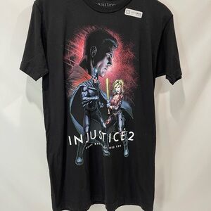 Justice Black Injustice 2 Graphic Tee